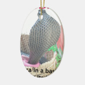 Cobra in Basket Art Print Keramisch Ornament (Links)