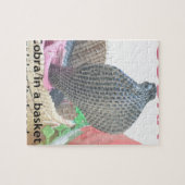 Cobra in Basket Art Print Legpuzzel (Horizontaal)