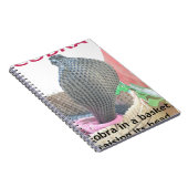 Cobra in Basket Art Print Notitieboek (Rechterzijde)