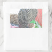 Cobra in Basket Art Print Rechthoekige Sticker (Tas)