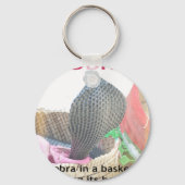 Cobra in Basket Art Print Sleutelhanger (Voorkant)