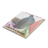 Cobra in Basket Art Print Tegeltje (Zijkant)