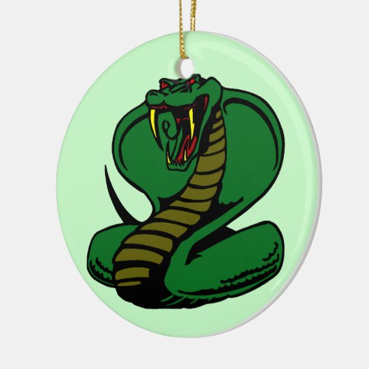Cobra Keramisch Ornament (Links)