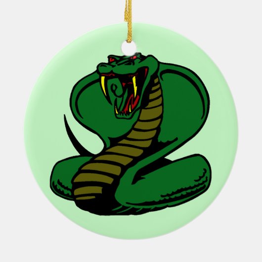 Cobra Keramisch Ornament (Achterkant)