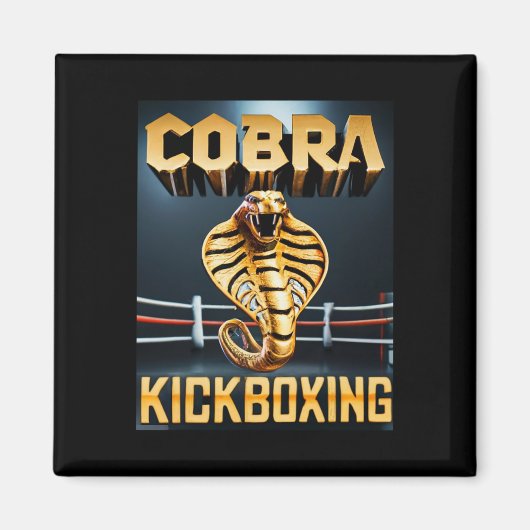 Cobra Kickboxing Design By Don Castillo  Magneet (Voorkant)