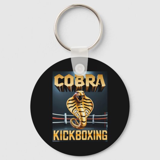 Cobra Kickboxing Design By Don Castillo  Sleutelhanger (Voorkant)