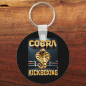 Cobra Kickboxing Design By Don Castillo  Sleutelhanger (Voorkant)