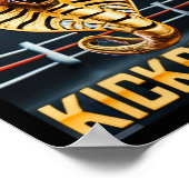 Cobra Kickboxing Design Door Don Castillo Poster (Hoek)