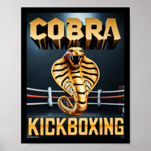 Cobra Kickboxing Design Door Don Castillo Poster