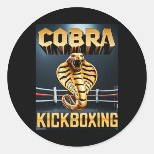 Cobra Kickboxing Design Door Don Castillo Ronde Sticker
