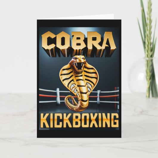 Cobra Kickboxing Ontwerp Door Don Castillo Kaart (Voorkant)