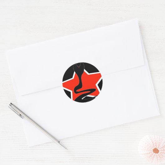 Cobra met Red Star sticker (Envelop)