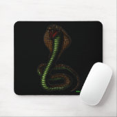 Cobra mousepad-ontwerp muismat (Met muis)