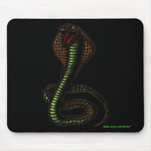 Cobra mousepad-ontwerp muismat (Voorkant)
