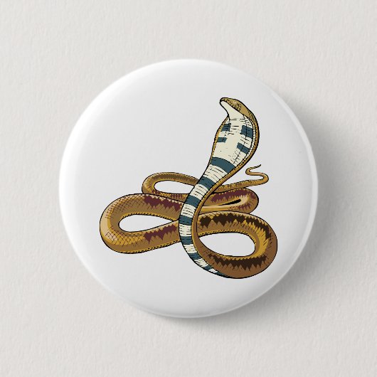 cobra ronde button 5,7 cm (Voorkant)