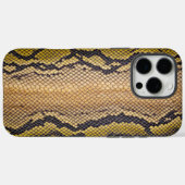 Cobra Shell: gedurfde gele en zwarte slangenhuid Case-Mate iPhone Case (Achterkant (horizontaal))
