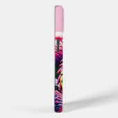 Cobra slang heeft levendige groene en roze blauwe Case-Mate iPhone case (Achterkant / Rechts)