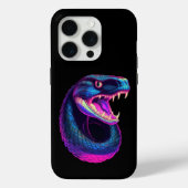 Cobra Slang in Vaporwave Esthetische Stijl Case-Mate iPhone Case (Achterkant)
