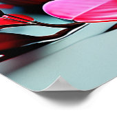 Cobra slang met levendige rode en gele schubben poster (Hoek)