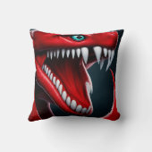 Cobra slang met levendige rode schubben en blauwe kussen (Achterkant)