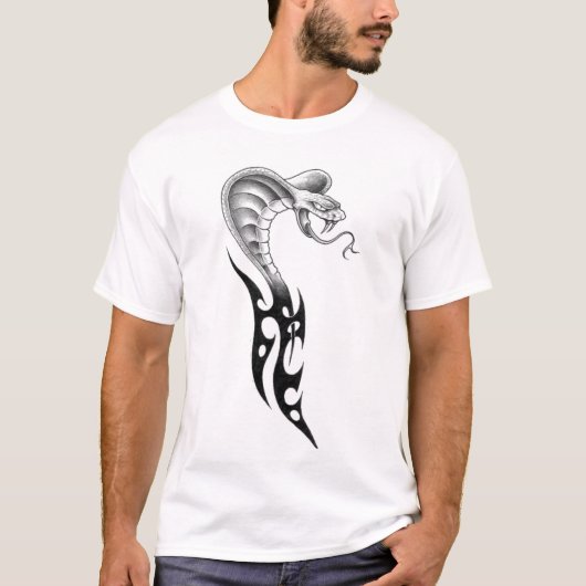 cobra-slang t-shirt (Voorkant)
