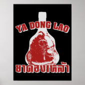 Cobra Slang Vs Schorpioen Whiskey ... Yadong Lao Poster (Voorkant)