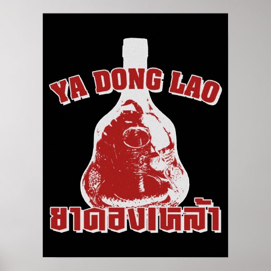 Cobra Slang Vs Schorpioen Whiskey ... Yadong Lao Poster (Voorkant)