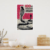 Cobra Slangen - Matchbox Print - Tsjechische Muurk (Keuken)