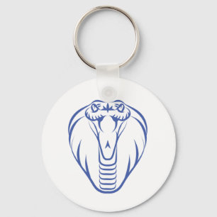 Cobra Snake Blue Predator Boa Reptile Sleutelhanger