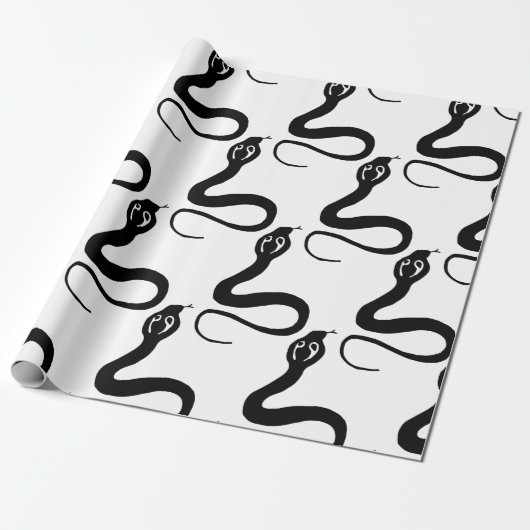 Cobra Snake Cadeaupapier (Uitgerold)