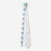 Cobra Snake Green Illustration Boa Reptile Stropdas (Achterkant)