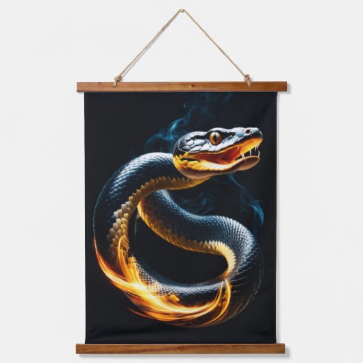 Cobra Snake Hangend Wandkleed (Voorkant)