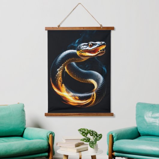 Cobra Snake Hangend Wandkleed (Woonkamer)