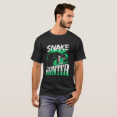 Cobra Snake Head Snake Hunter T-shirt (Voorkant volledig)