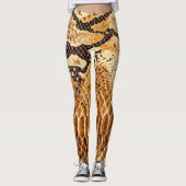 Cobra Snake Huid Gedrukte koel Sport Gym Vrouwen Leggings (Voorkant)