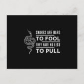 Cobra Snake Reptiel Snakers Dier Dier Pet Grappig  Briefkaart (Voorkant)