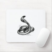 Cobra Snake Silhouette Muismat (Met muis)