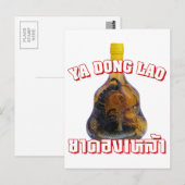 Cobra Snake Vs Scorpion Whiskey ... Yadong Lao Briefkaart (Voorkant / Achterkant)