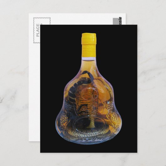 Cobra Snake Vs Scorpion Whiskey ... Yadong Lao Briefkaart (Voorkant / Achterkant)