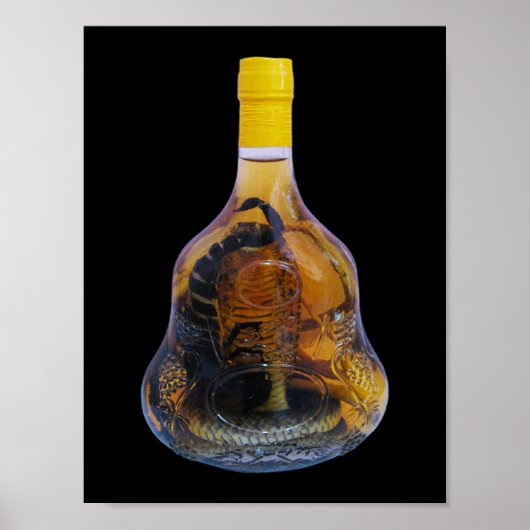 Cobra Snake Vs Scorpion Whiskey ... Yadong Lao Poster (Voorkant)