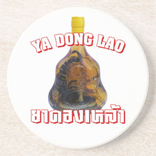 Cobra Snake Vs Scorpion Whiskey ... Yadong Lao Zandsteen Onderzetter