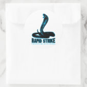 Cobra - snelle staking ronde sticker (Tas)