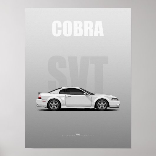 Cobra SVT American Muscle-auto Poster (Voorkant)