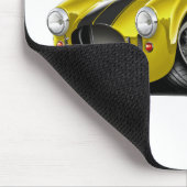 Cobra Yellow-Black Car Muismat (Hoek)