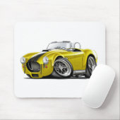 Cobra Yellow-Black Car Muismat (Met muis)