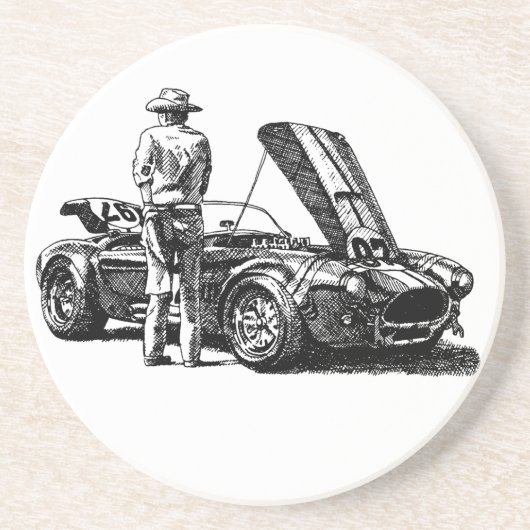 Cobra Zandsteen Onderzetter (Voorkant)