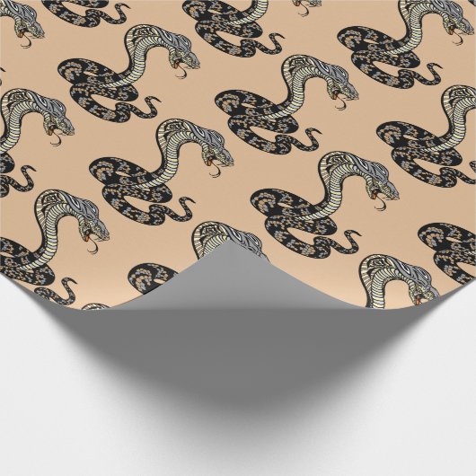 cobraslang cadeaupapier (Hoek)