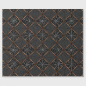 Cobweb Checkerboard Cadeaupapier (Vlak)