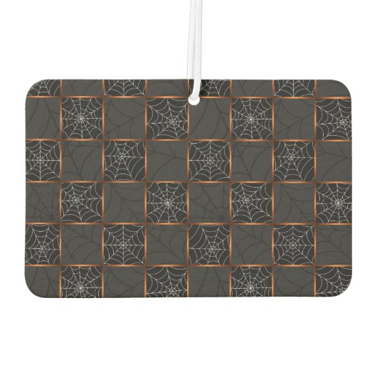Cobweb Checkerboard Luchtverfrisser (Achterkant)