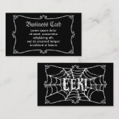 Cobweb EEK Visitekaartje (Voorkant / Achterkant)